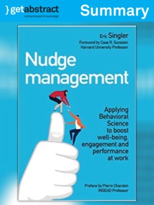 cover image of Nudge Management (Summary)